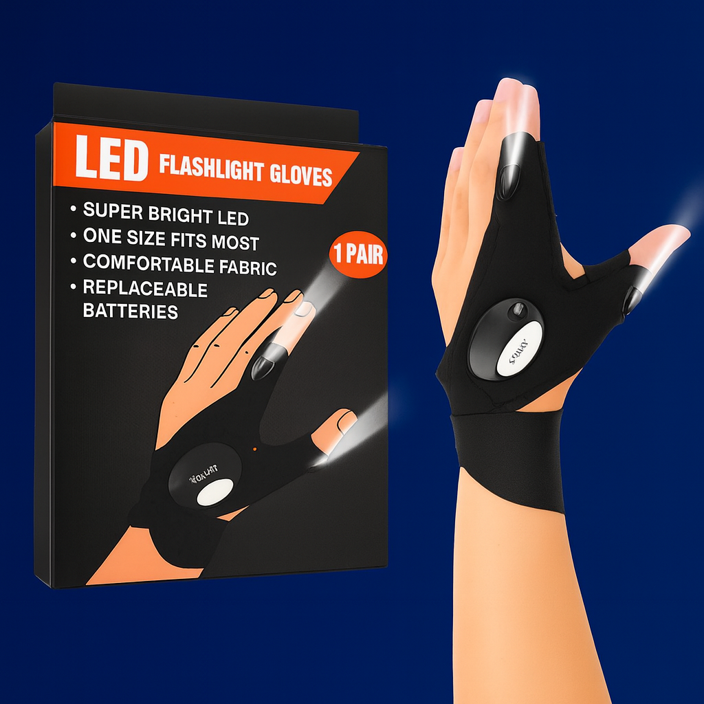 ™LightGrip - תאורה לכל משימה בחושך